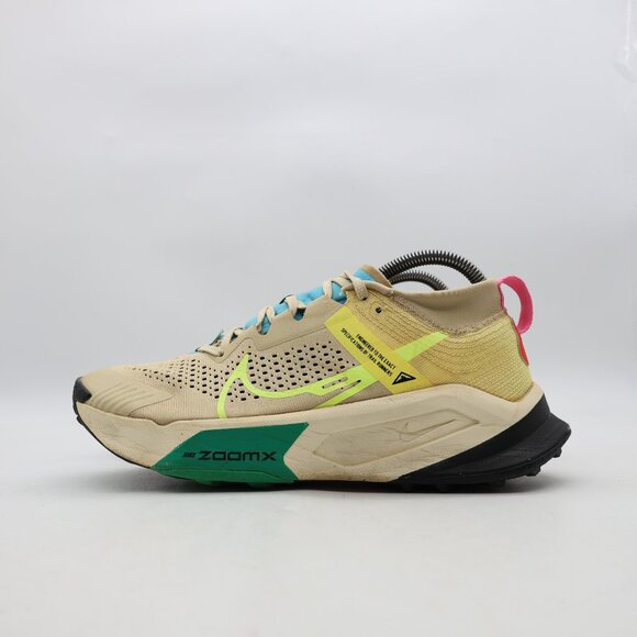 Nike Trainers Men's Size 8.5 ZoomX Zegama Team Gold Volt Train Running Shoes - Picture 4 of 9